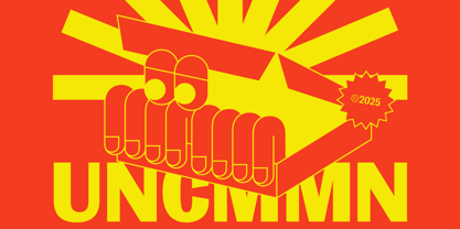 UNCMMN Produkt Font Poster 9