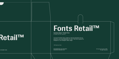 UNCMMN Produkt Font Poster 8