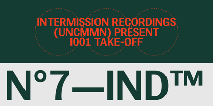 UNCMMN Produkt Font Poster 15