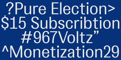 UNCMMN Produkt Font Poster 6