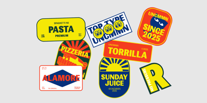 UNCMMN Produkt Font Poster 11