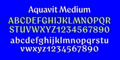 Aquavit Font Poster 6