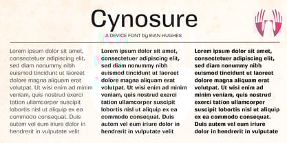 Cynosure Font Poster 8