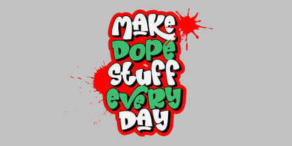 Throwz Graff Font Poster 5