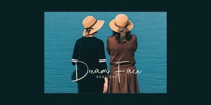 Relieved Signature Font Poster 2