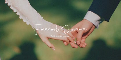 Relieved Signature Font Poster 7