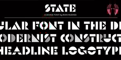 State Font Poster 8