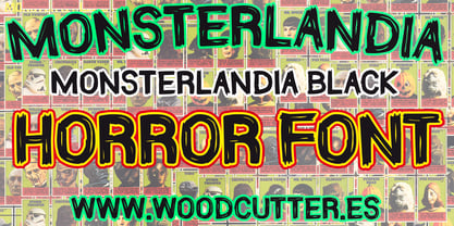 Monsterlandia Font Poster 1