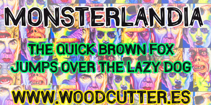 Monsterlandia Font Poster 2