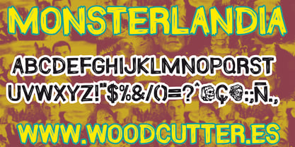 Monsterlandia Font Poster 5