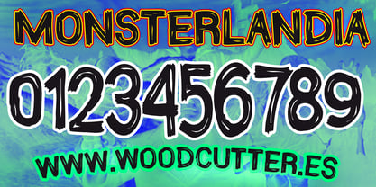 Monsterlandia Font Poster 7