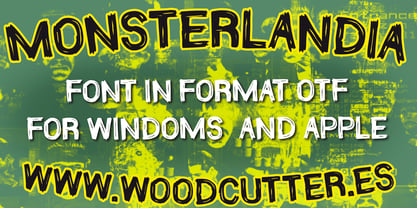 Monsterlandia Font Poster 3