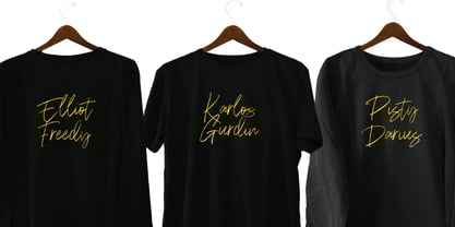 Hekian Signature Brush Font Poster 11