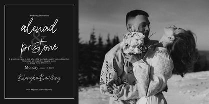 Hekian Signature Brush Font Poster 12