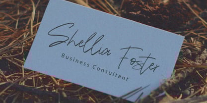 Hekian Signature Brush Font Poster 2