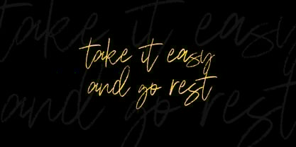 Hekian Signature Brush Font Poster 4