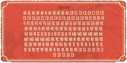 Vineyard Font Poster 6