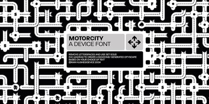 Motorcity Font Poster 3