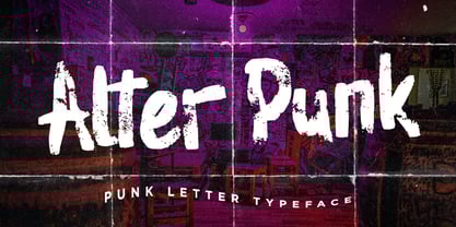 Alter Punk Font Poster 1