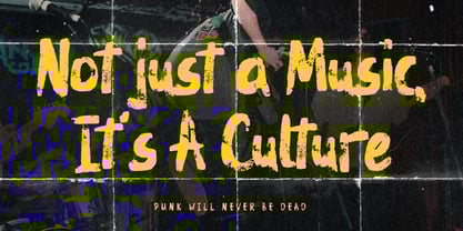 Alter Punk Font Poster 2