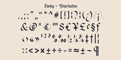 Fusing Font Poster 12