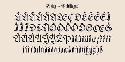 Fusing Font Poster 11