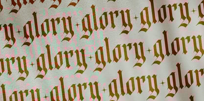 Fusing Font Poster 3