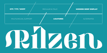 Rilzen Font Poster 1