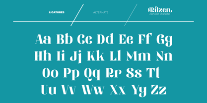 Rilzen Font Poster 9