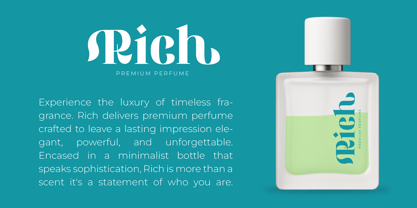 Rilzen Font Poster 3