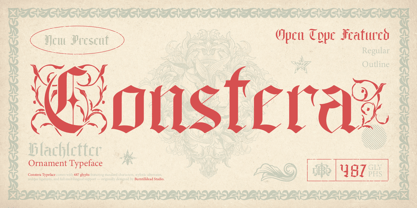 Constera Font Poster 1