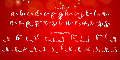 Santta Balethy Font Poster 7