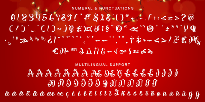 Santta Balethy Font Poster 6