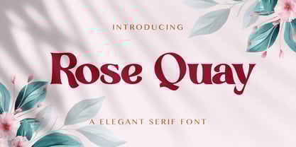 Rose Quay Font Poster 1