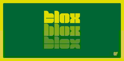 Blox Font Poster 1