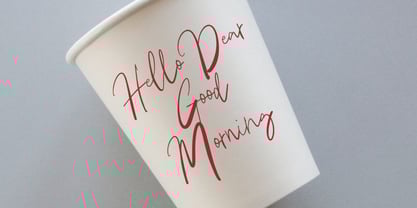 Daring Signature Font Poster 3