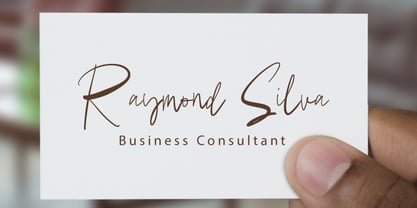 Daring Signature Font Poster 2