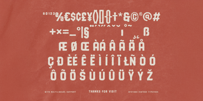 Bystone Font Poster 7