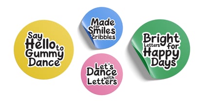 Gummy Dance Font Poster 9