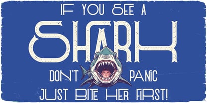 Weird Fish Font Poster 2