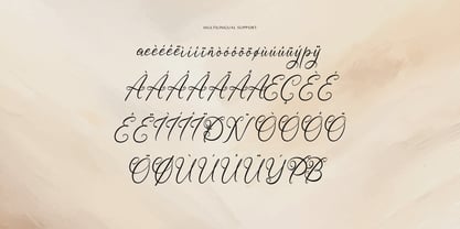 Saphira Amarilli Font Poster 11