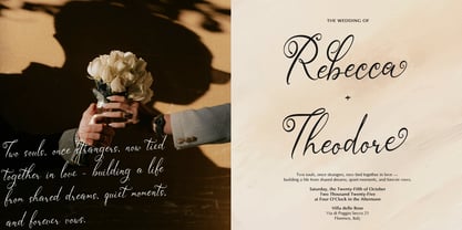 Saphira Amarilli Font Poster 3