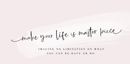 Brittanya Goldenite Font Poster 2