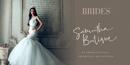 Brittanya Goldenite Font Poster 8