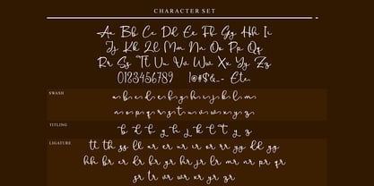 Carylina Font Poster 8