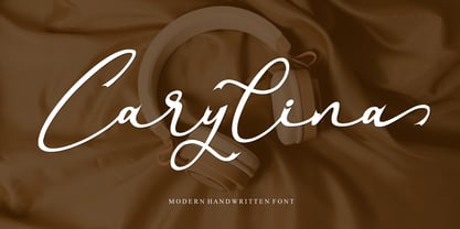 Carylina Font Poster 1