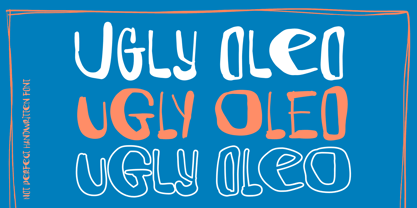 Ugly Oleo Font Poster 3