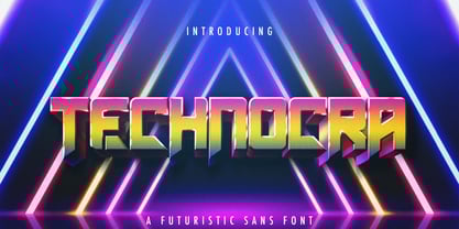 Technocra Font Poster 1