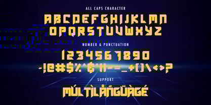 Technocra Font Poster 7