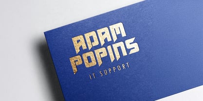 Technocra Font Poster 6